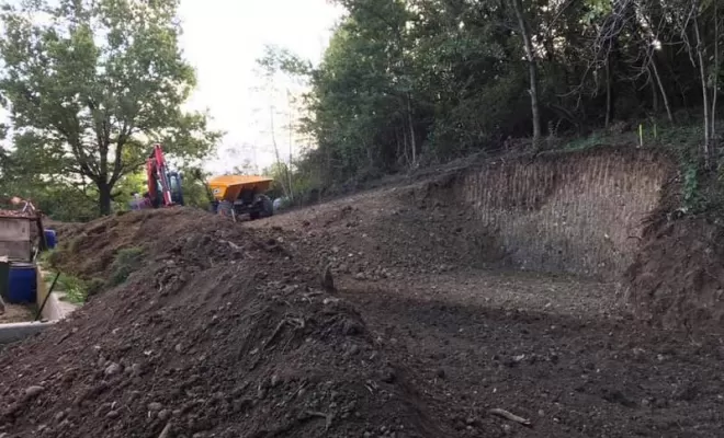 Travaux de terrassement, Ambérieu-en-Bugey, BOMBOURG TP